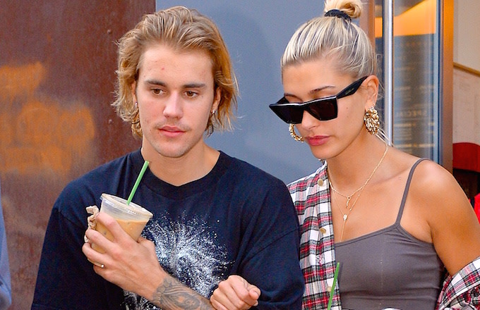 Hailey Baldwin Shows Off Her Bieber Necklace Complex