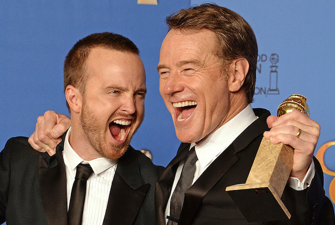 Breaking Bad Stars Aaron Paul And Bryan Cranston Continue
