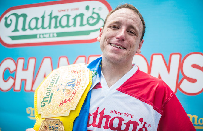 Joey Chestnut Sets New Record in Nathan's Hot Dog Eating Contest | Complex