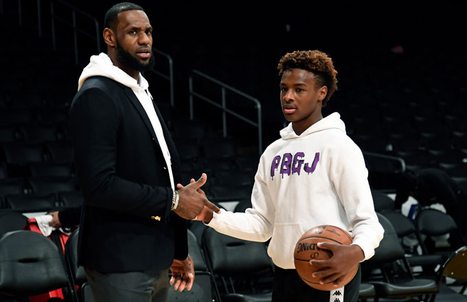 「Trae Young Bronny James」的圖片搜尋結果