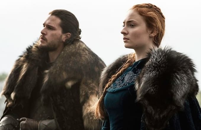 Image result for Jon and Sansa