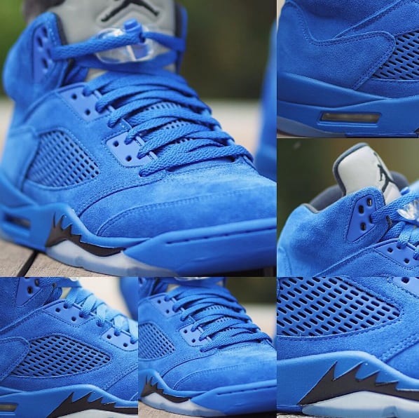 Air Jordan V "Blue Suede"