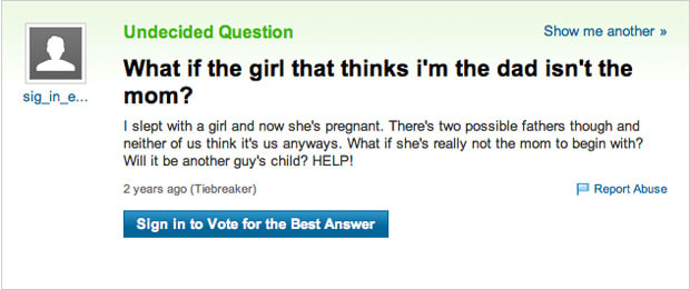 The 7 Saddest Questions On Yahoo Answers