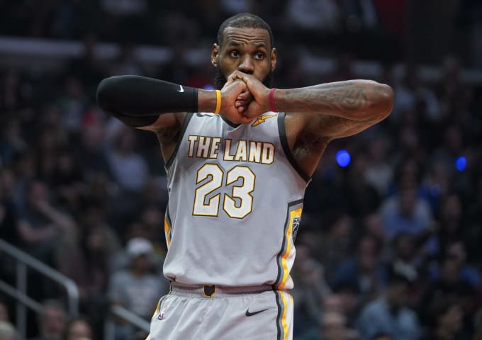 lebron james cavaliers 2018