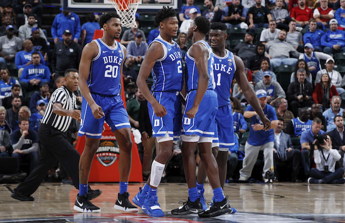 Image result for zion williamson rj barrett cam reddish