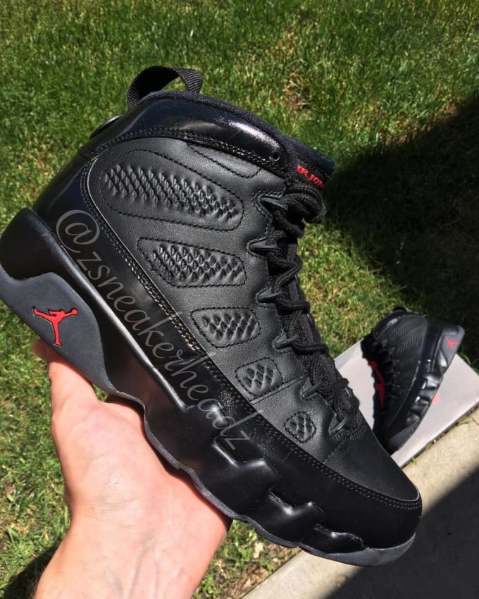 Air Jordan 9 Black Anthracite Red 2018 Release Date 302370-014