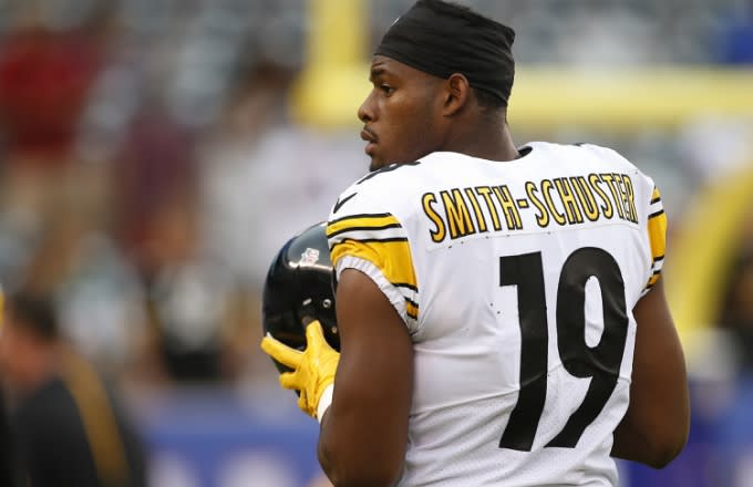 juju smith schuster game worn jersey juju smith schuster game worn jersey