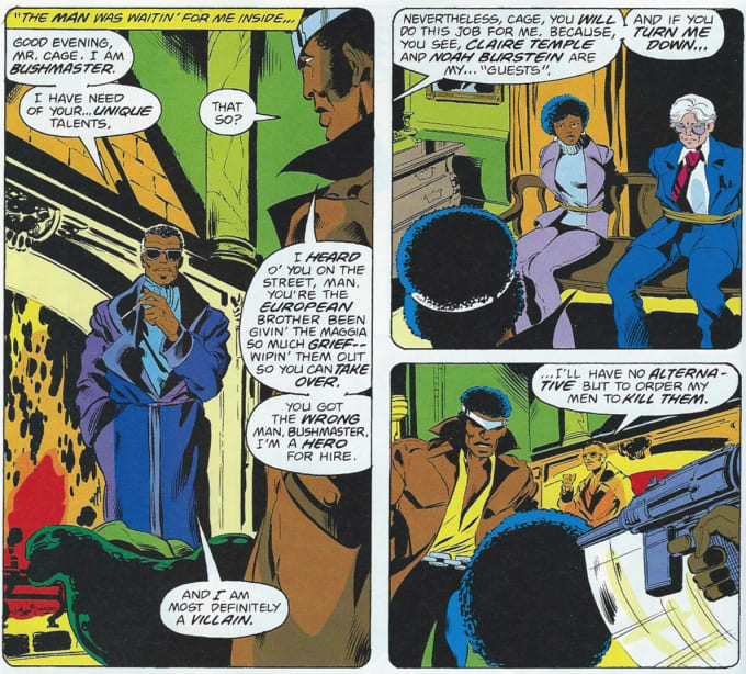 He's a crime boss Who Is Luke Cage's New Villain Bushmaster Complex