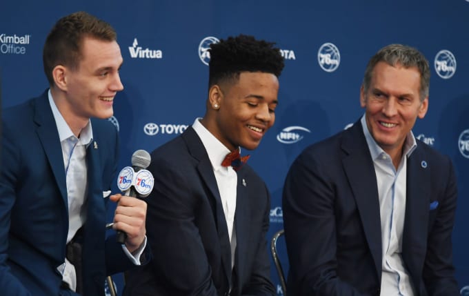 Markelle Fultz Bryan Colangelo Sixers 2017