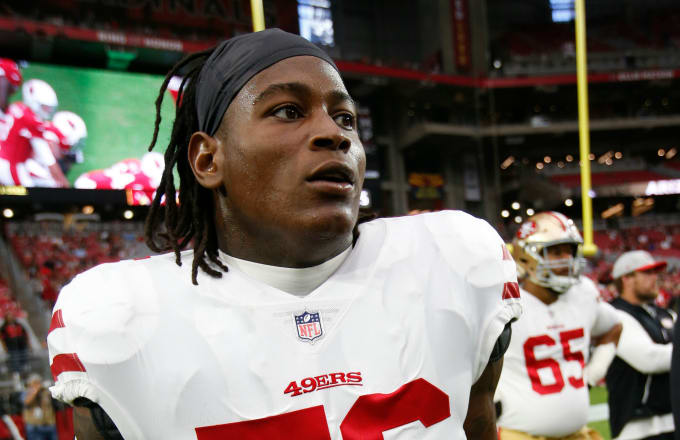 Reuben Foster Officially Released from the 49ers Following Domestic Violence Arrest