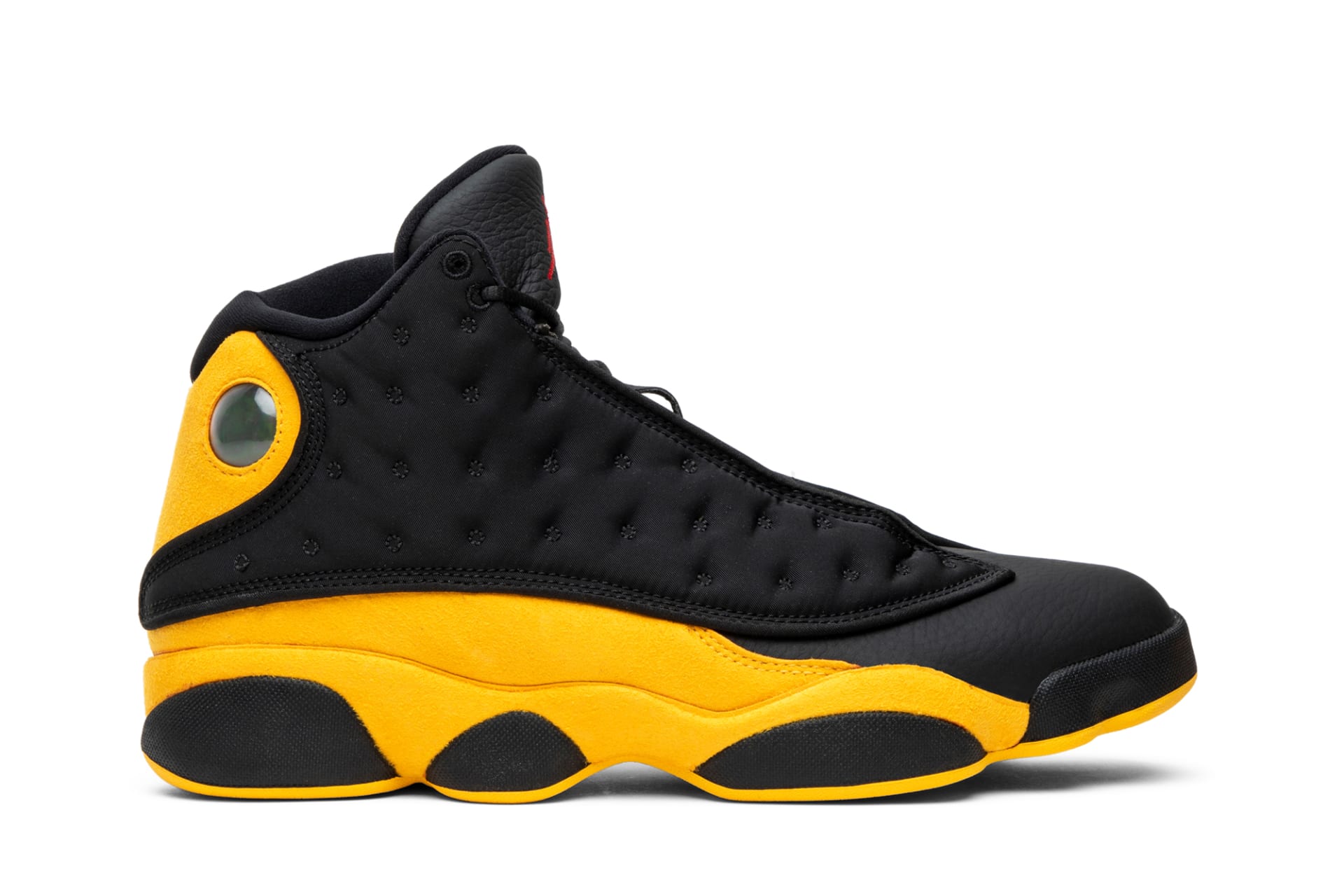 black jordans with yellow