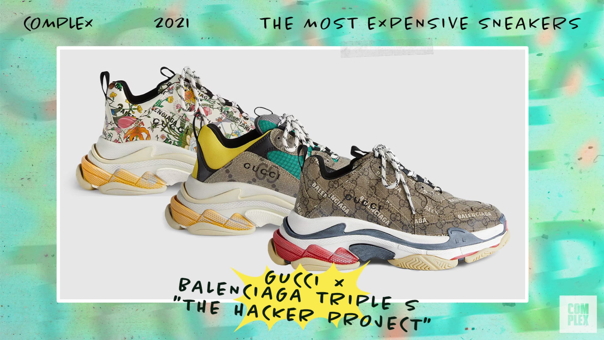 Gucci x Balenciaga Triple S The Hacker Project