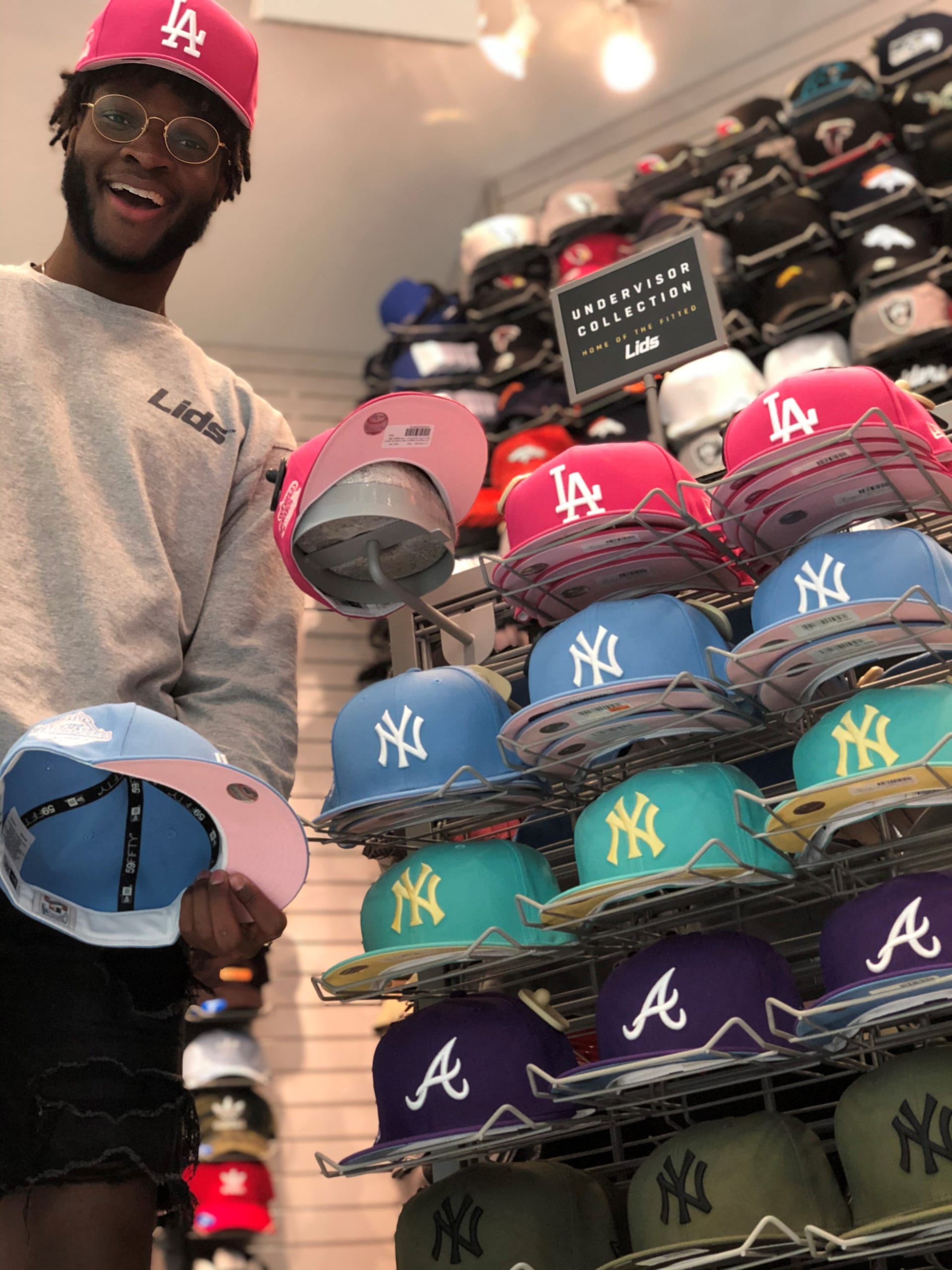 Baseball hat collection