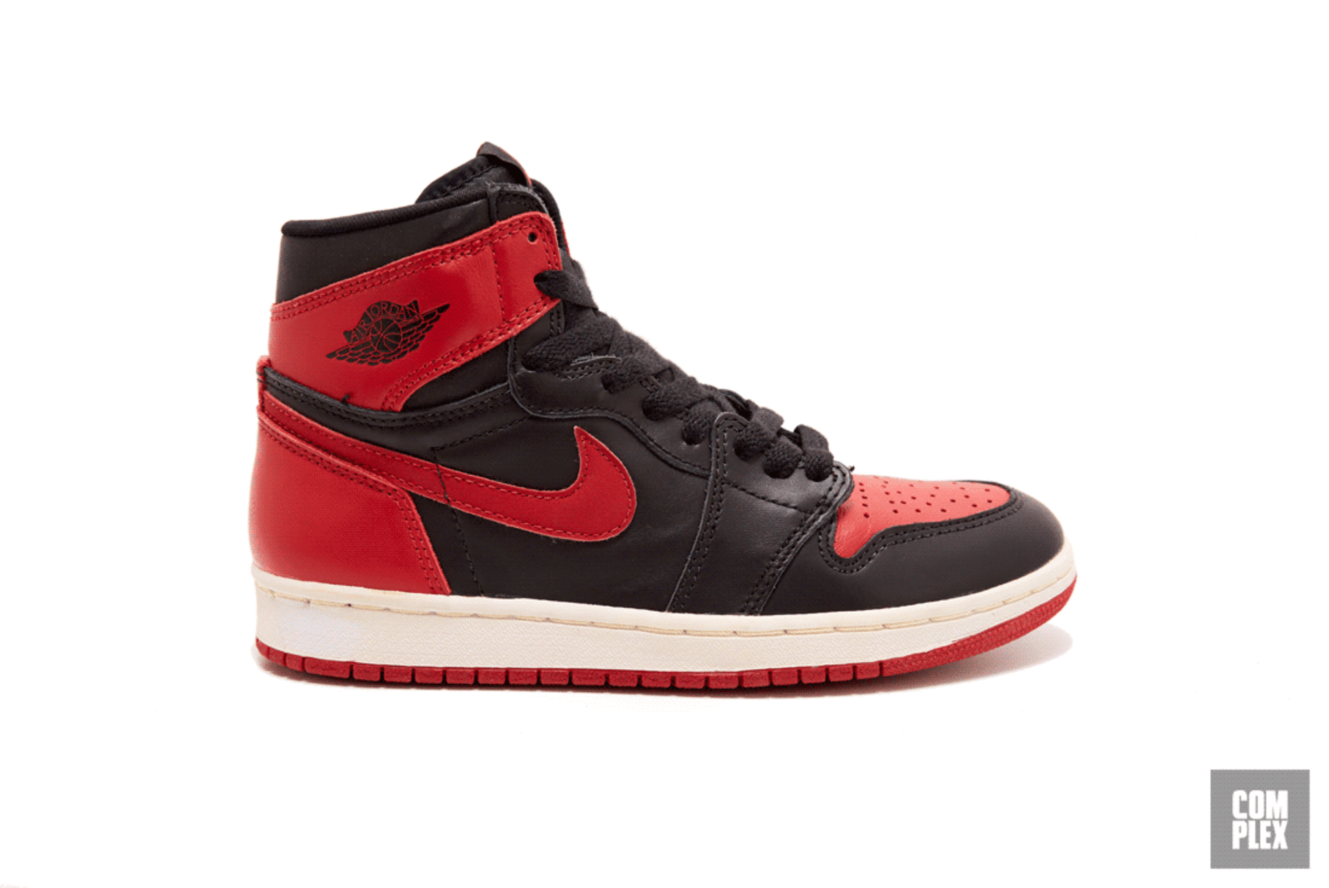 black and red bred 1s
