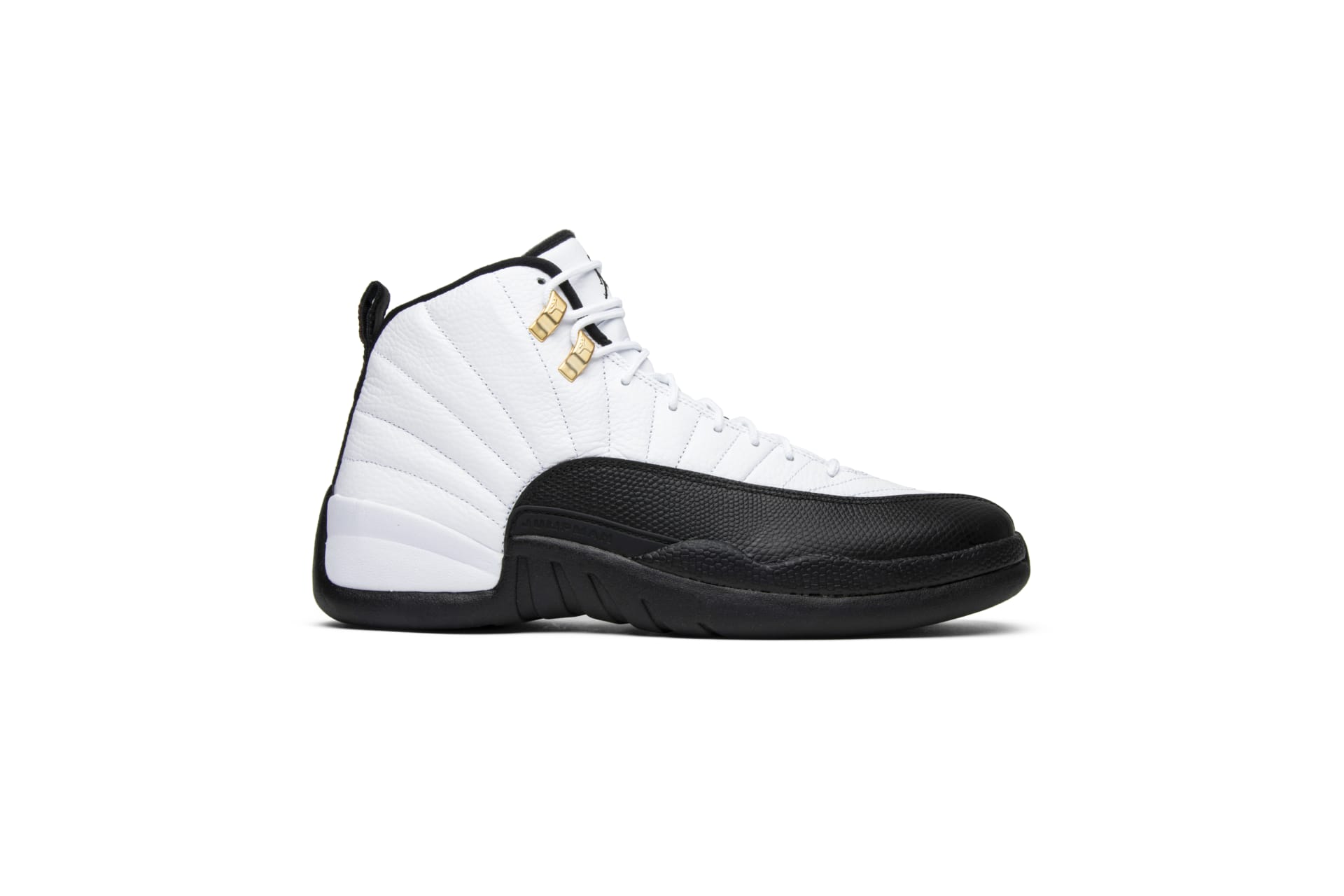 black and white jordan 12s