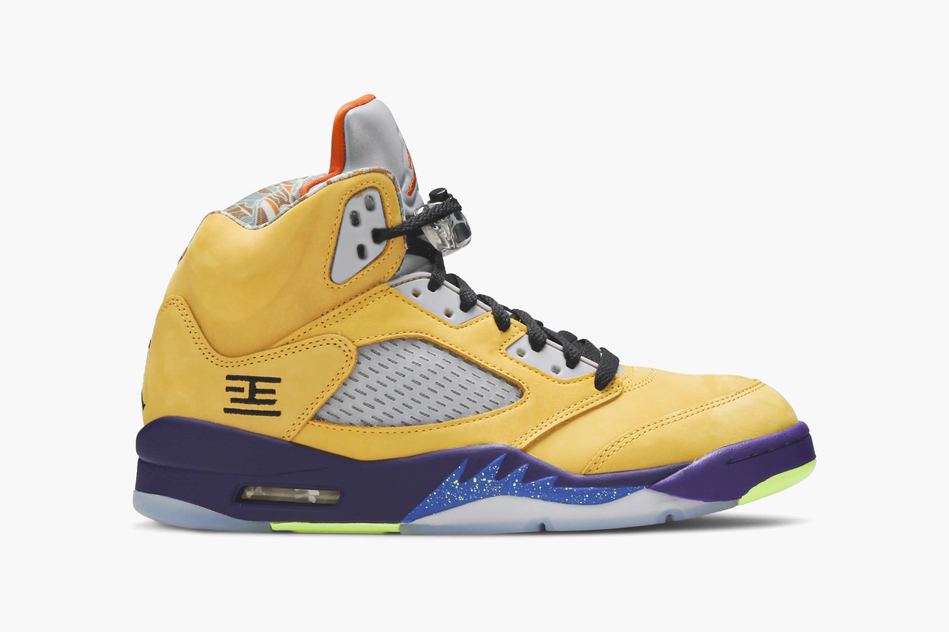 Jordan 5 lakers on sale