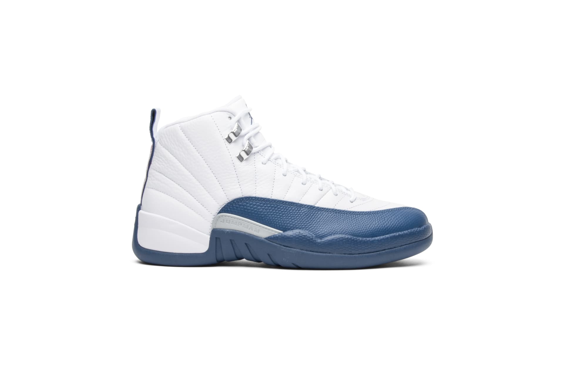 blue and white jordans 12s