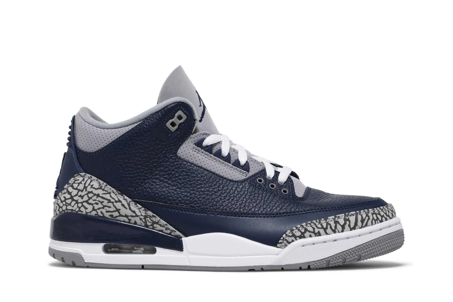 grey and black jordan 3s