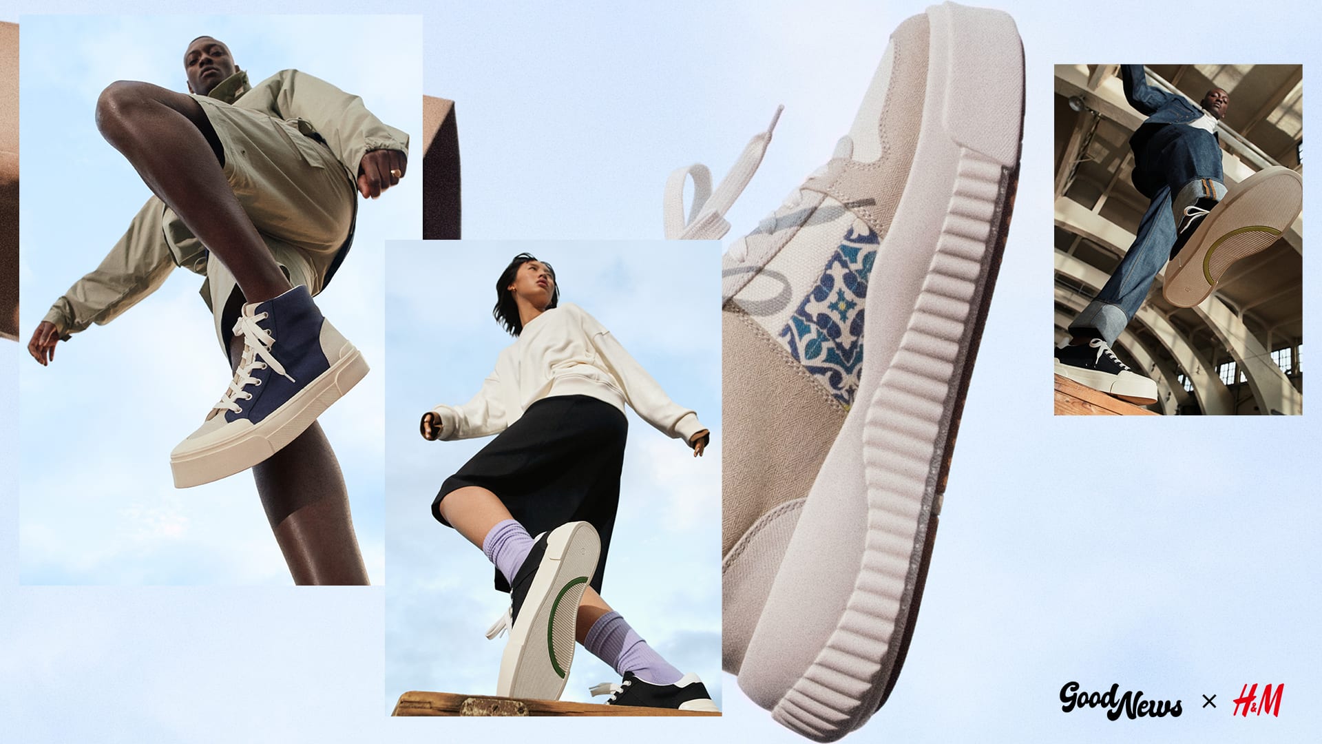 H M Collaborates With Good News On This New Sustainable Sneaker Capsule Complex