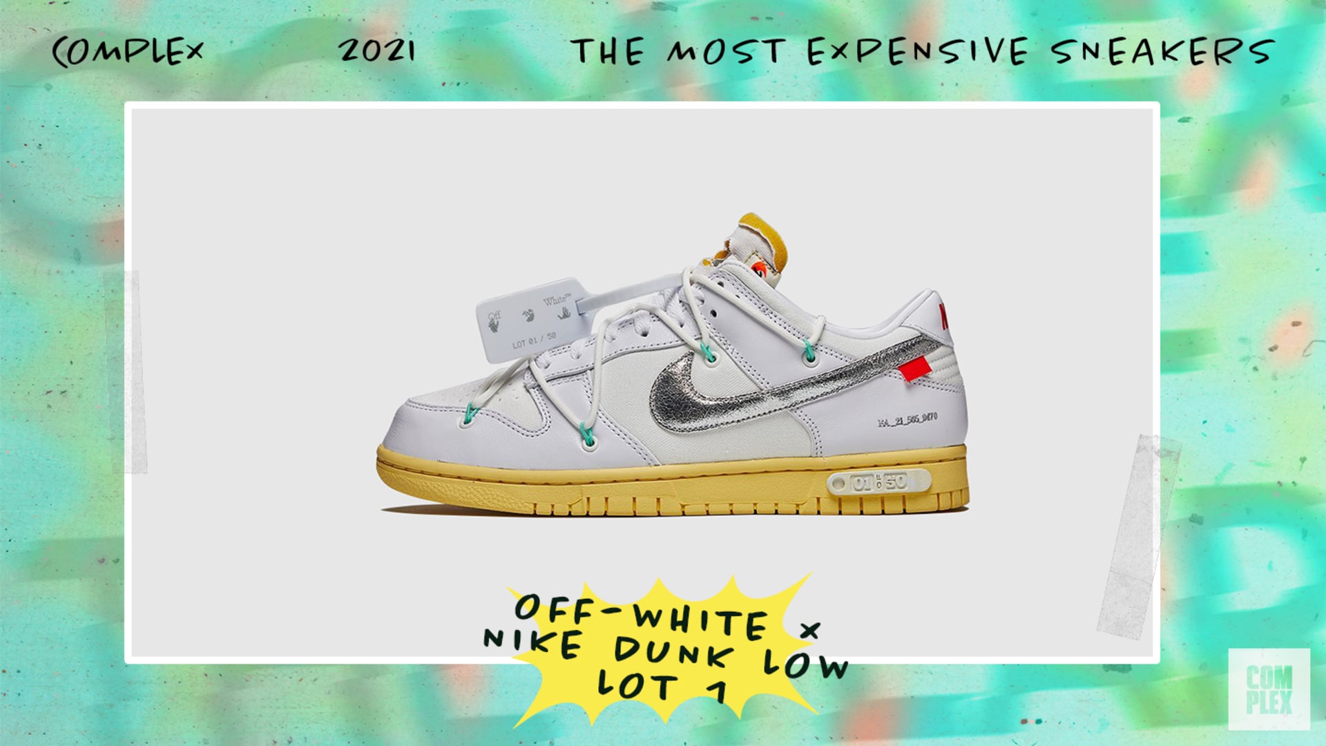 Off White x Nike Dunk Low Lot 1