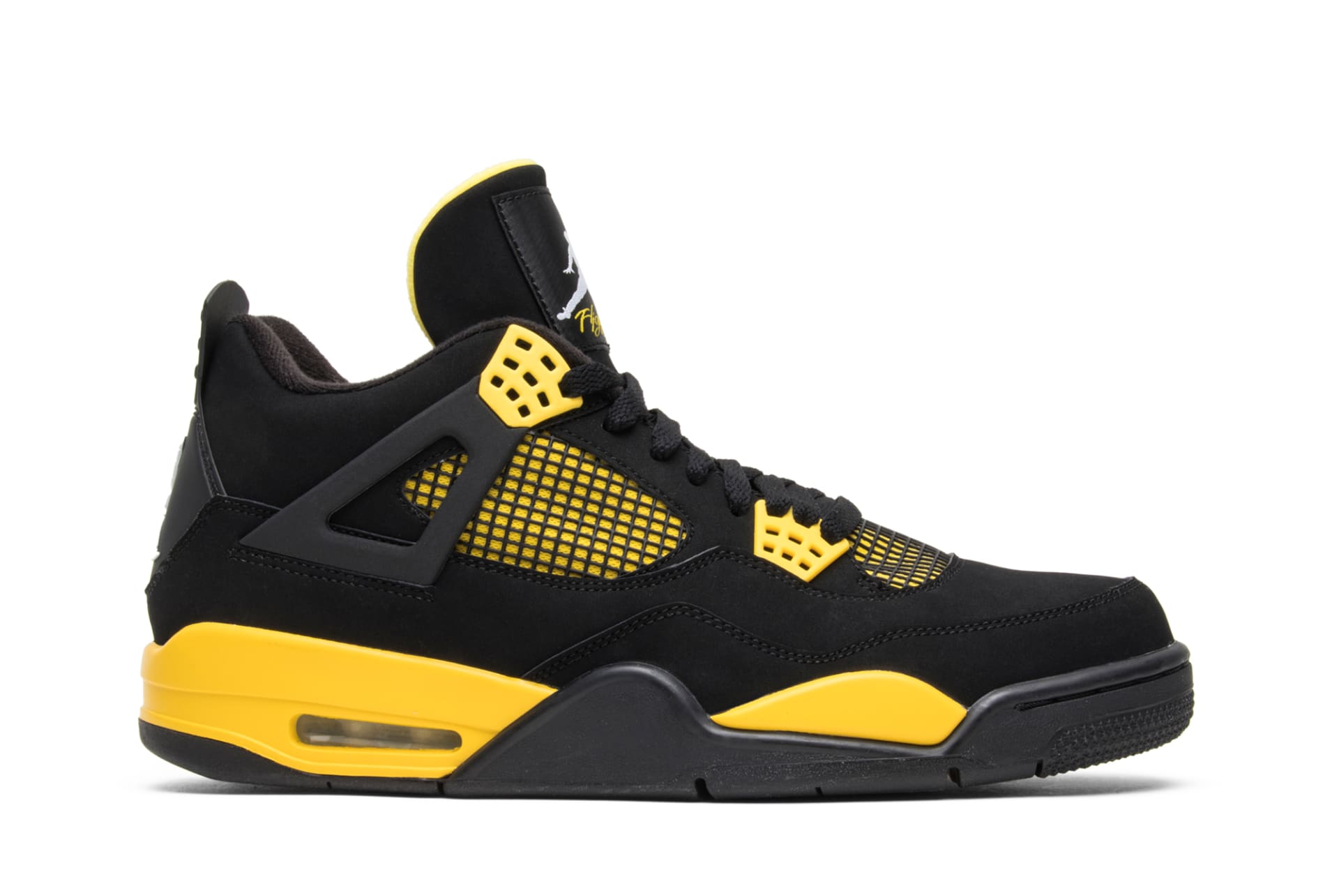 black and yellow jordan logo