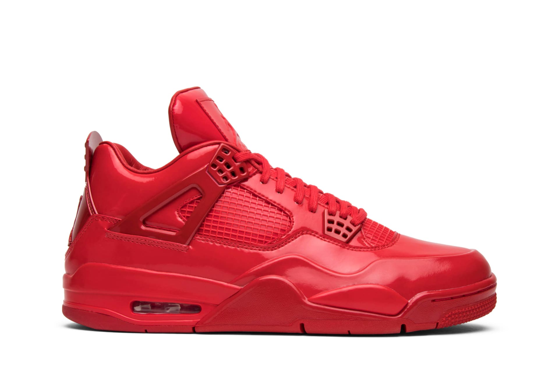 all red patent leather jordans