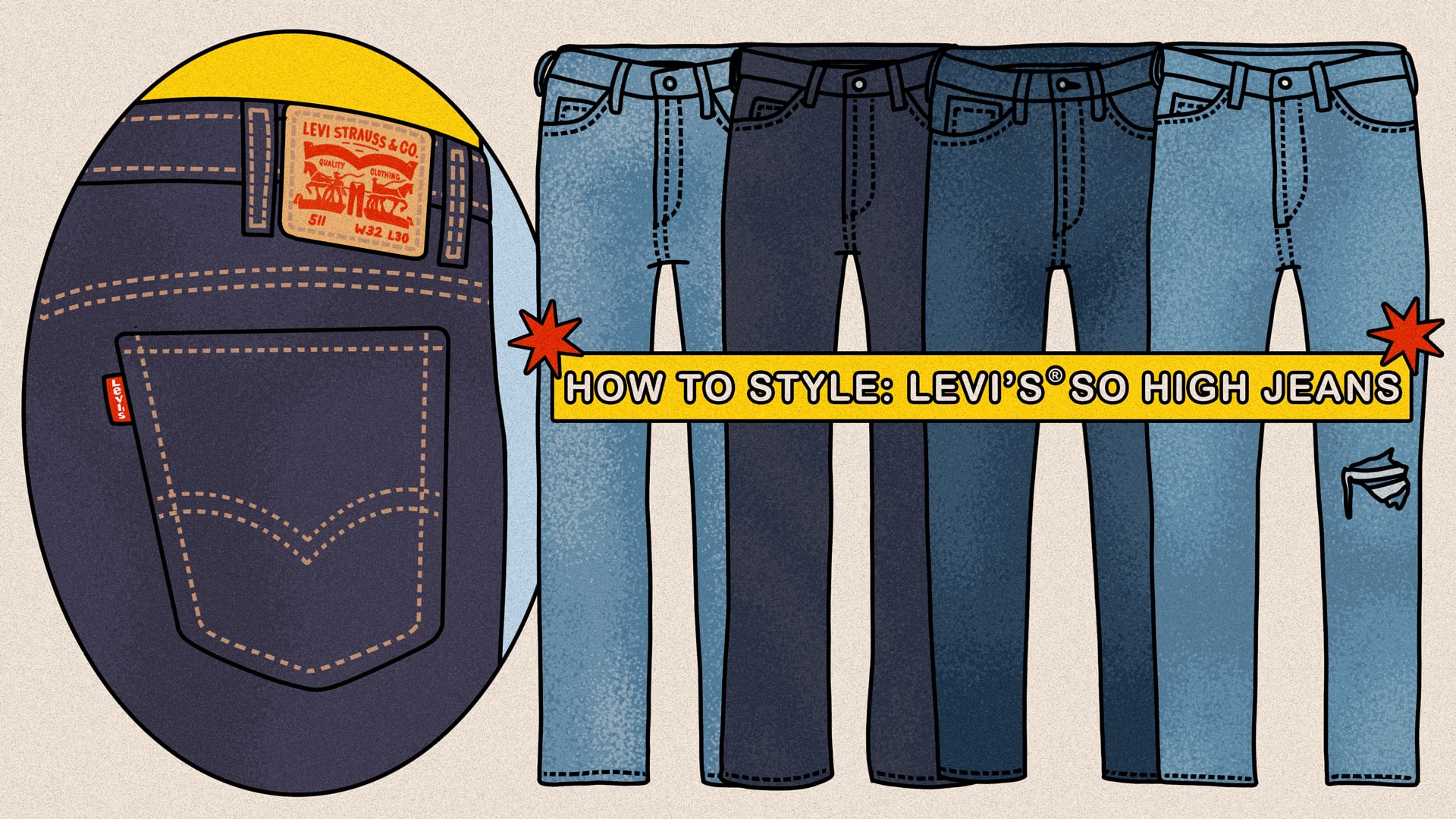 How to Wear High-Waisted Jeans: Styling Levi's® So High Pants | Complex