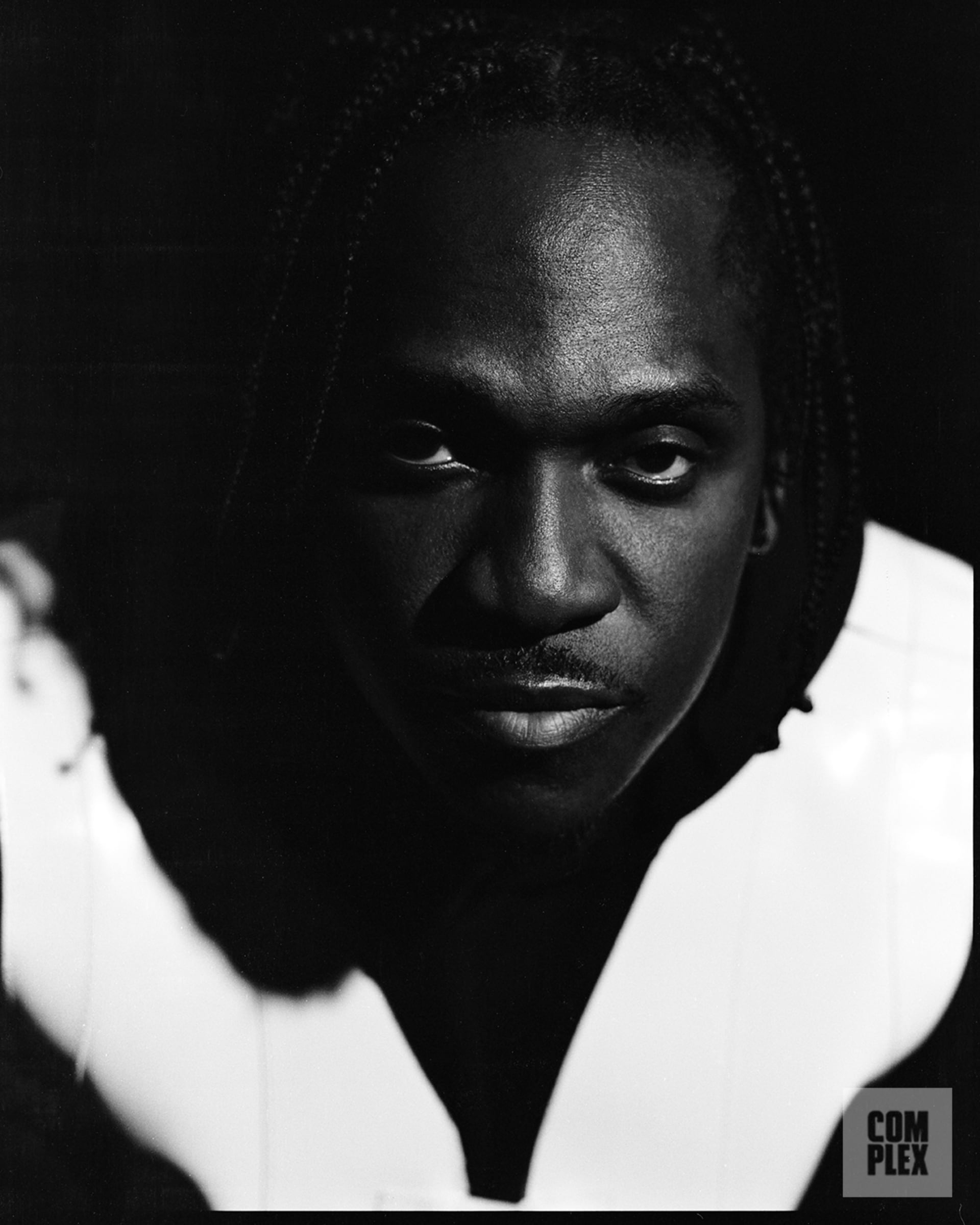 Pusha T poses for his Complex interview 2022