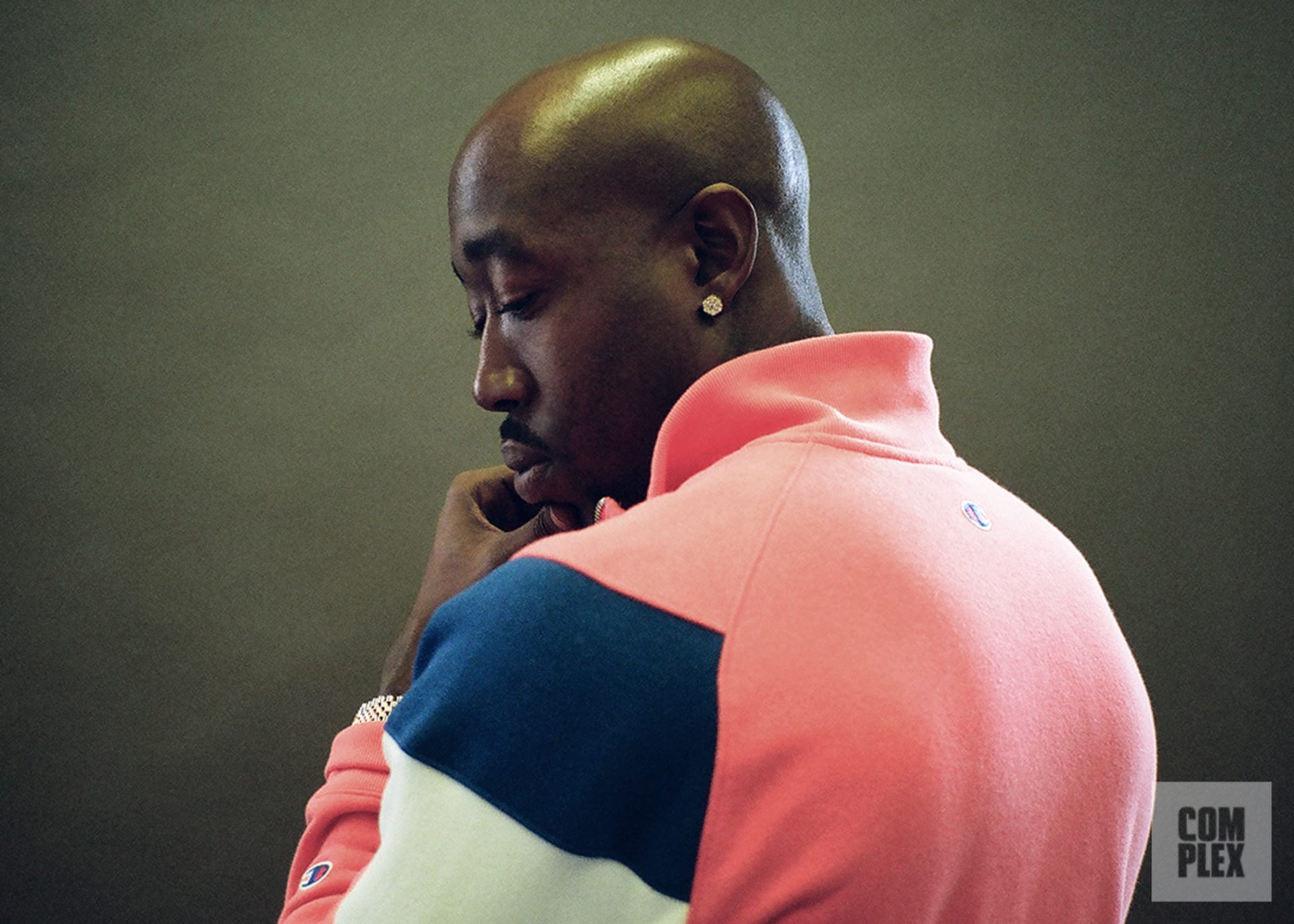 Freddie Gibbs poses for his Complex interview