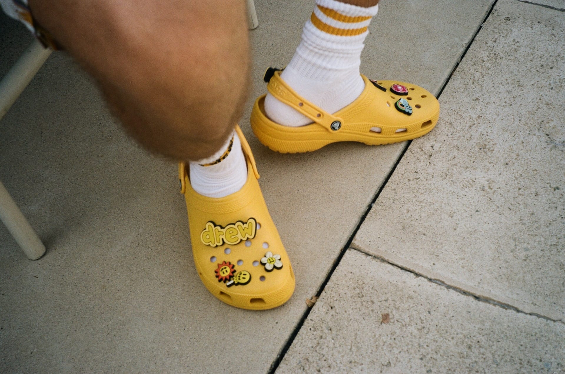 Designer crocs clearance