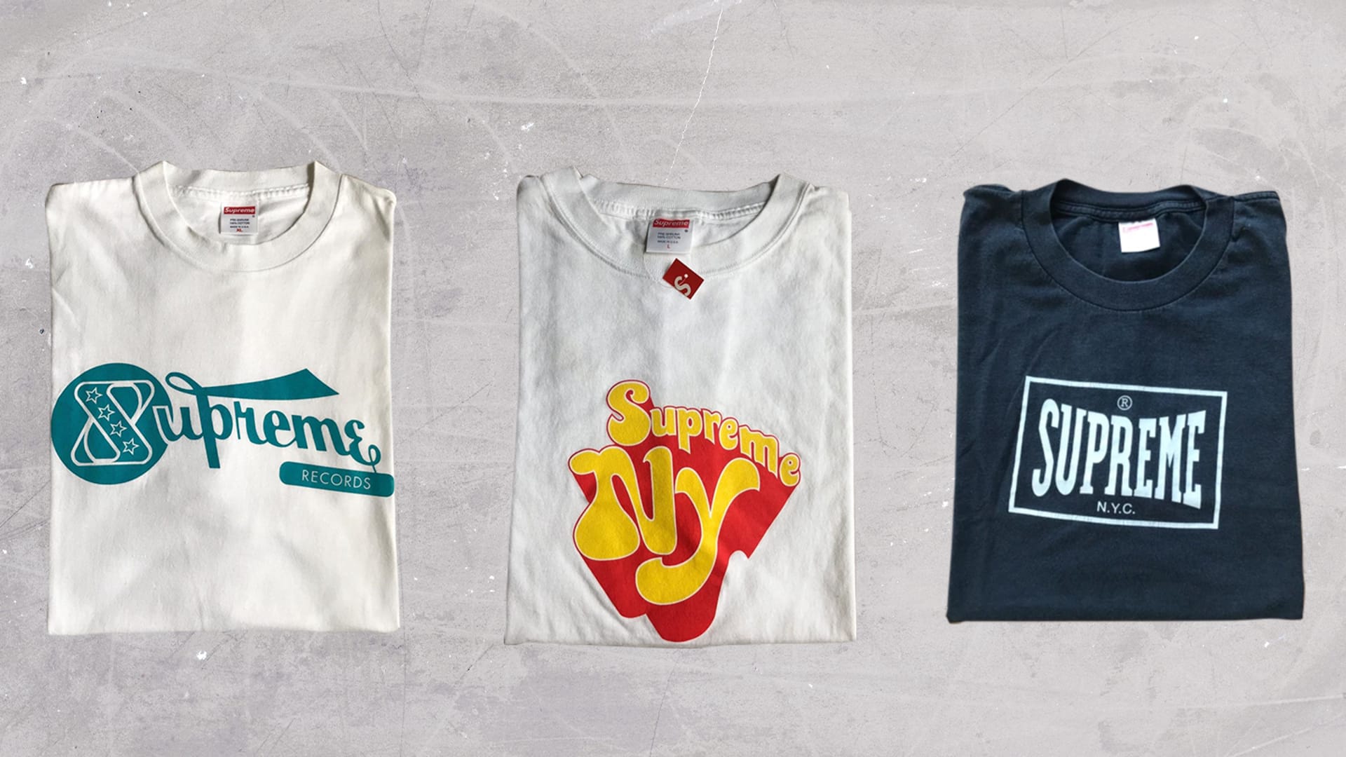 First supreme t shirt 2025