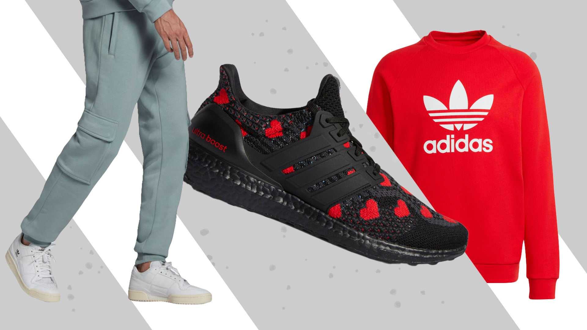 adidas sleek valentines