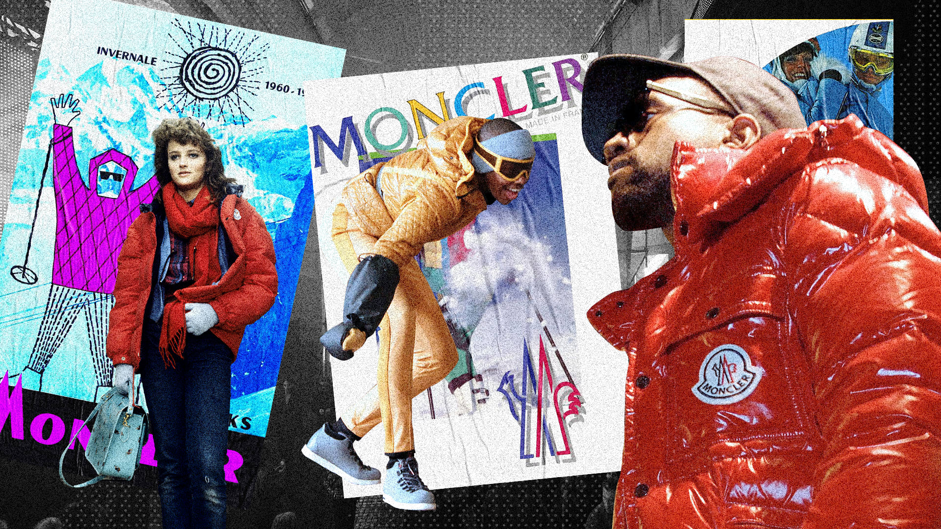 Moncler NYC collage overview
