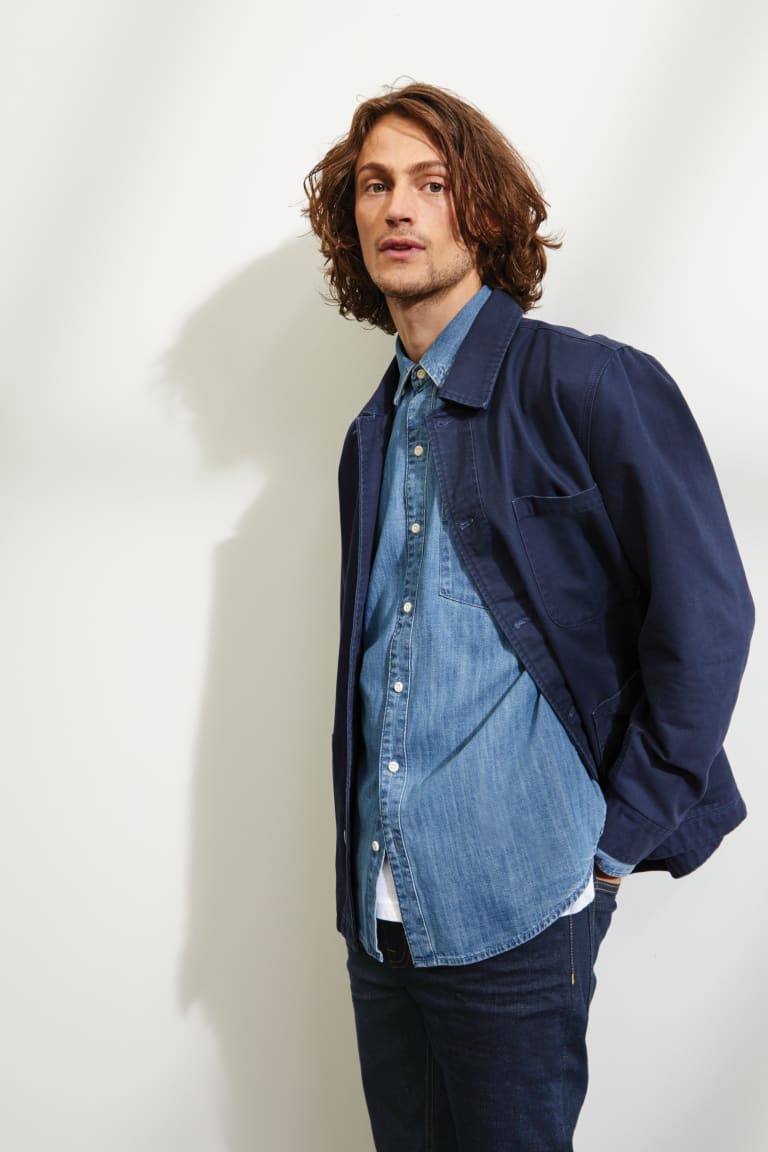 walmart denim shirts