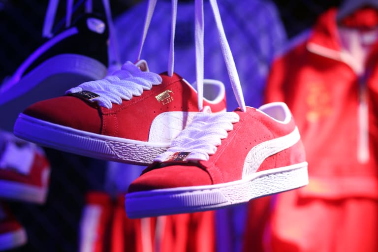 puma suede purple red