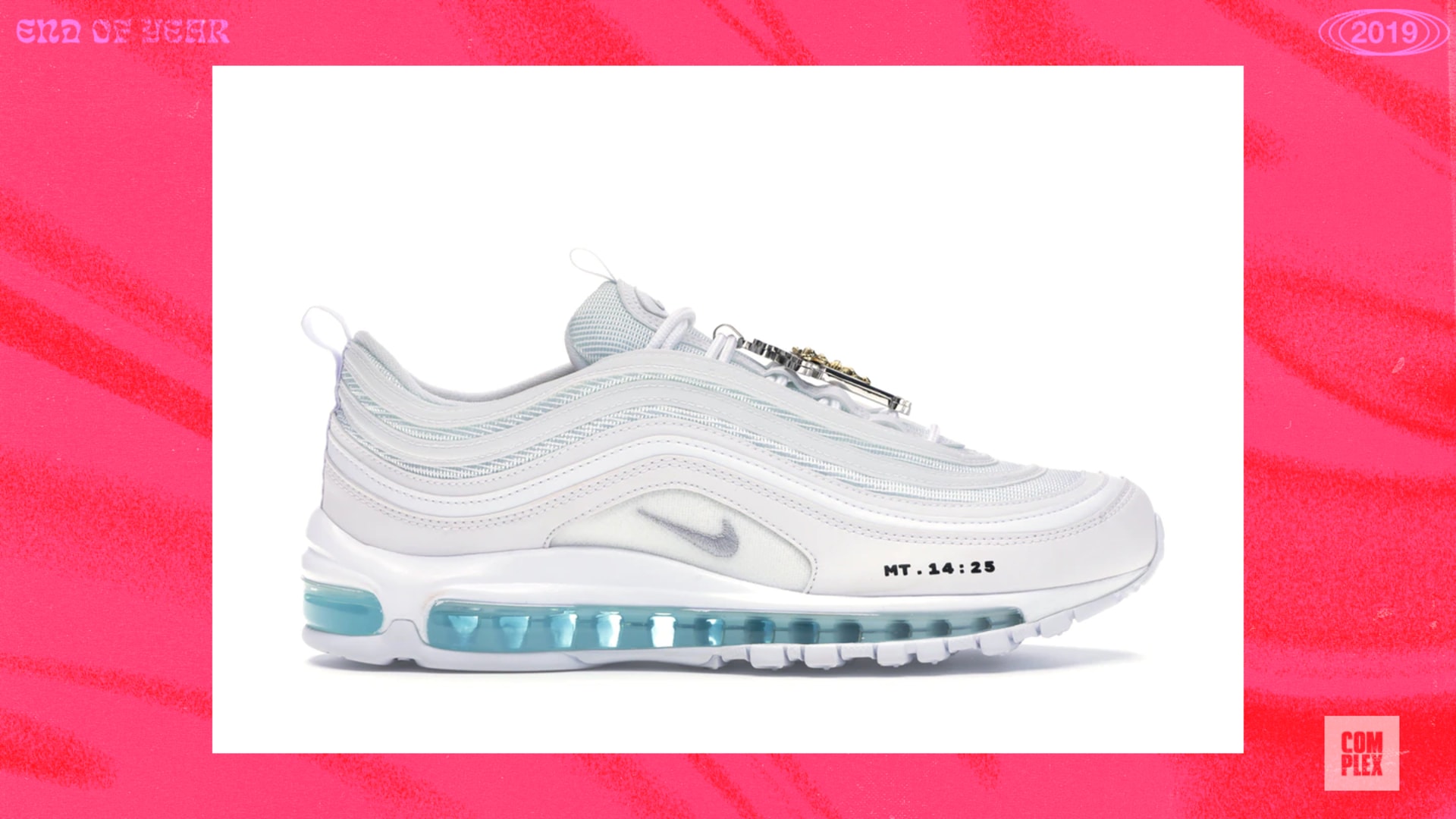 Nike Wmns Air Max 97 Blanco Irisado Plateado Mujeres Tenis