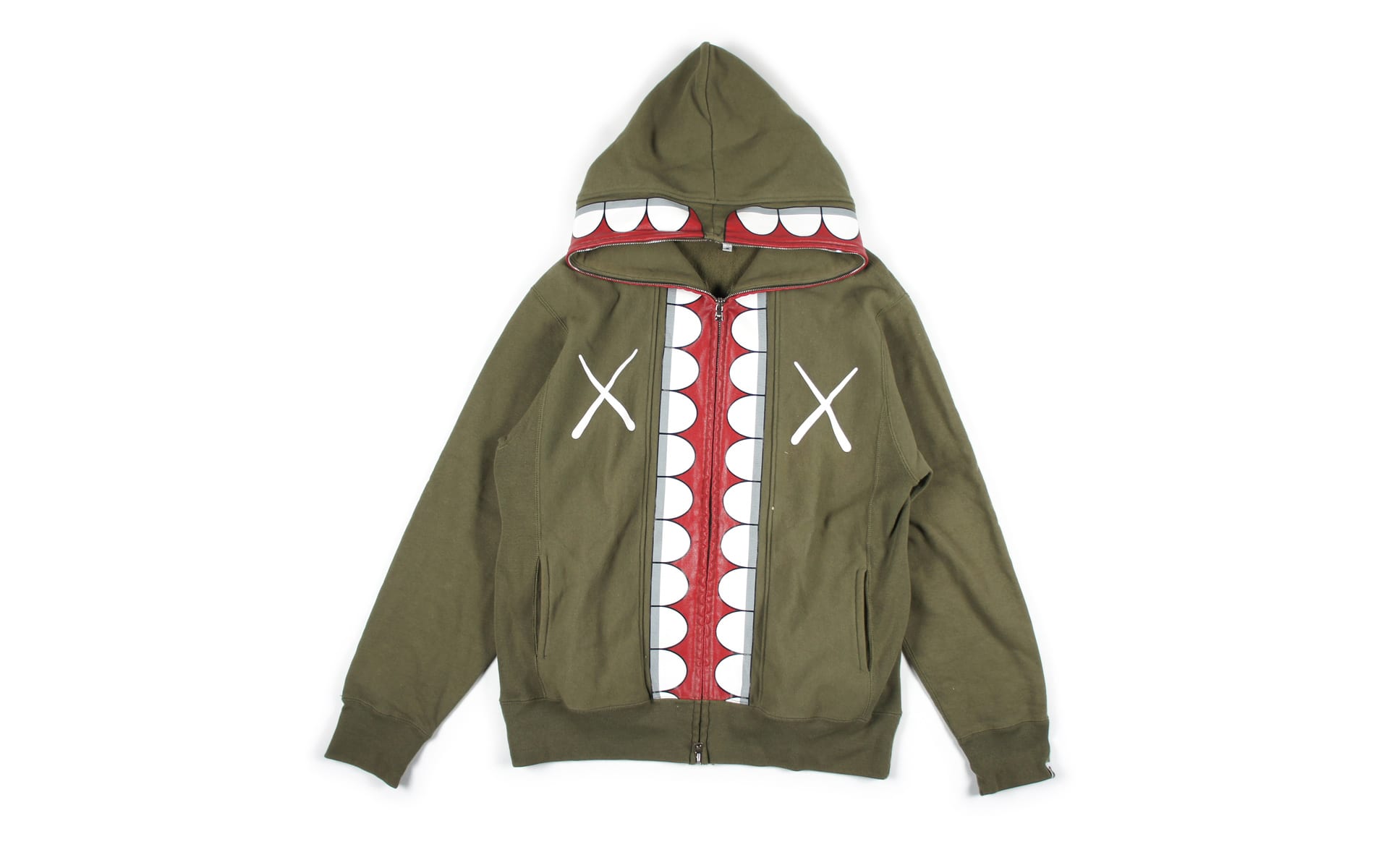 comme des garcons kaws hoodie