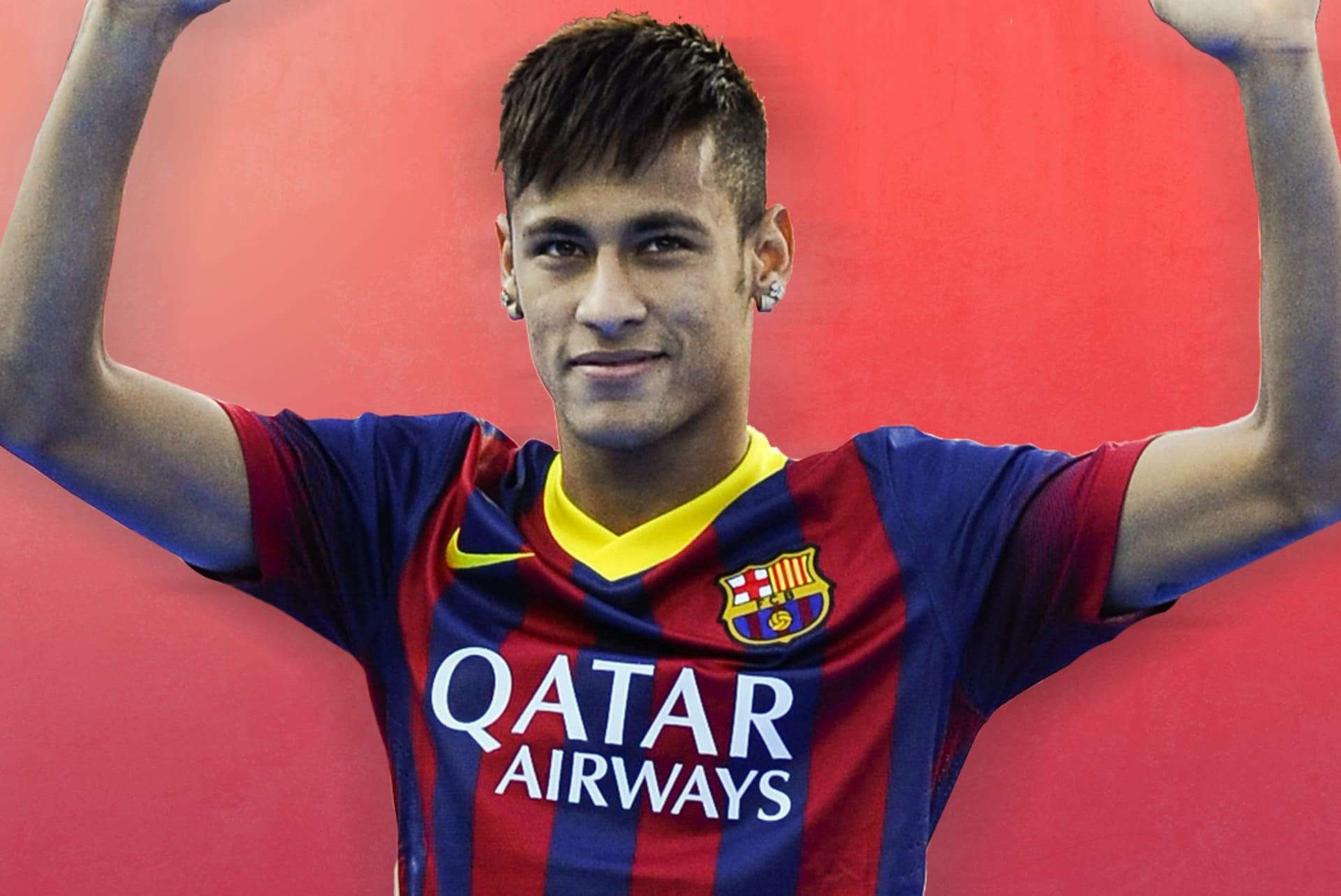 Neymar Jr. Turns Heads with Blue Hair at Soccer Match - wide 6