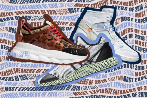 most expensive sneakers in the world 2018