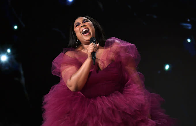 Image result for lizzo ama performance"