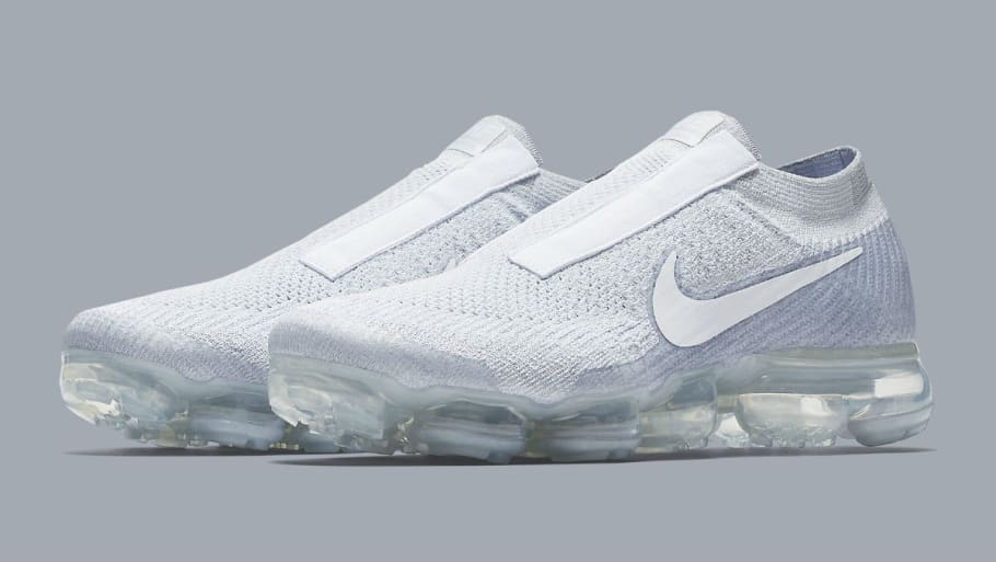 Nike Air VaporMax Laceless Pure Platinum Release Date AQ0581-002