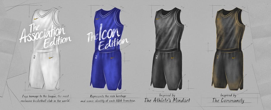 nba jersey types nike