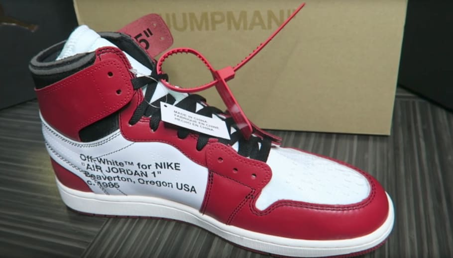 jordan 1 off white tag
