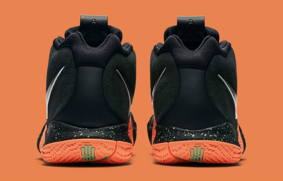 kyrie 4 orange and black