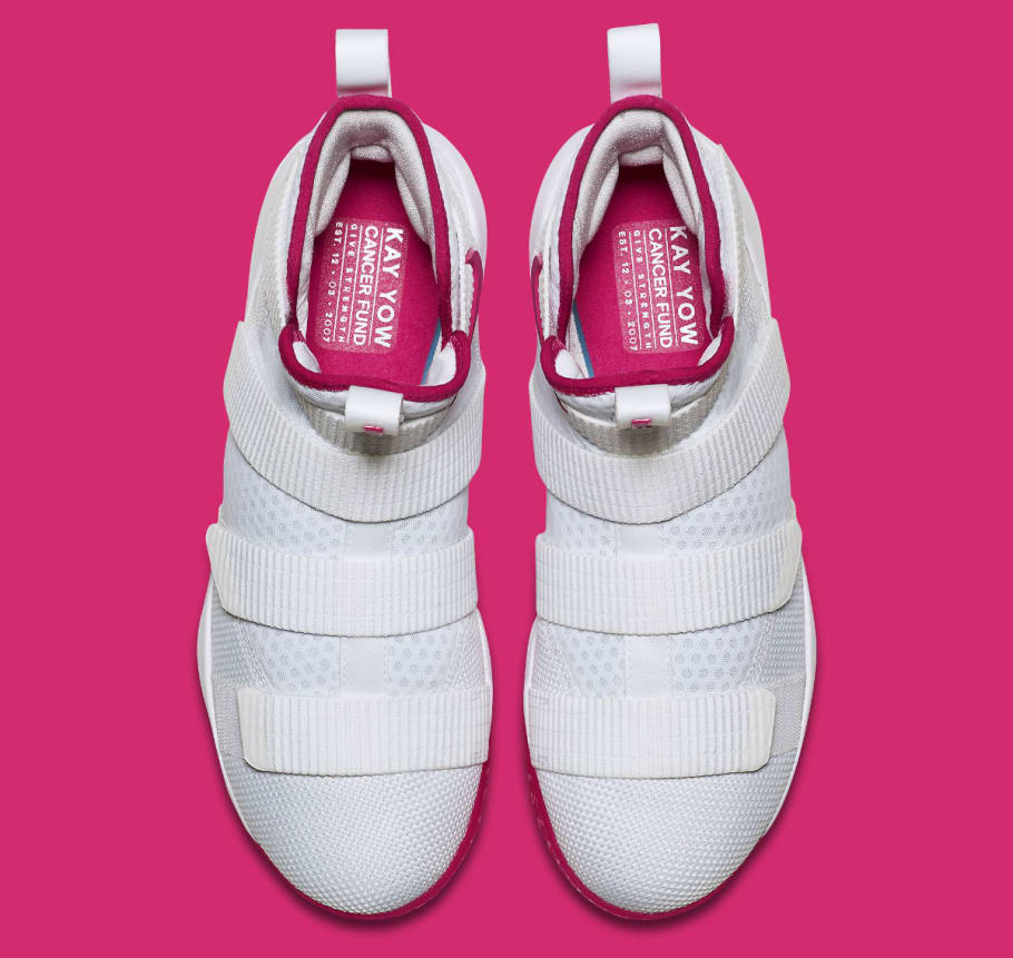 pink and white lebron soldiers