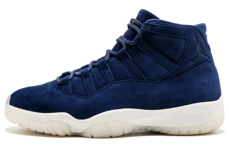 air jordan 11 suede blue