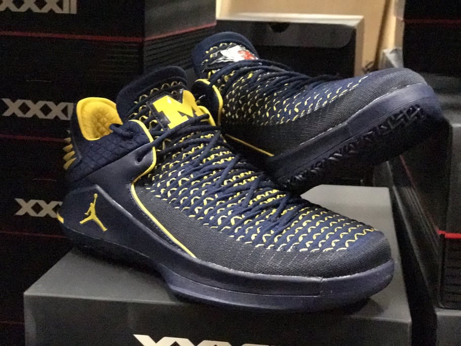 Air Jordan 32 Low Michigan Pe Sole Collector