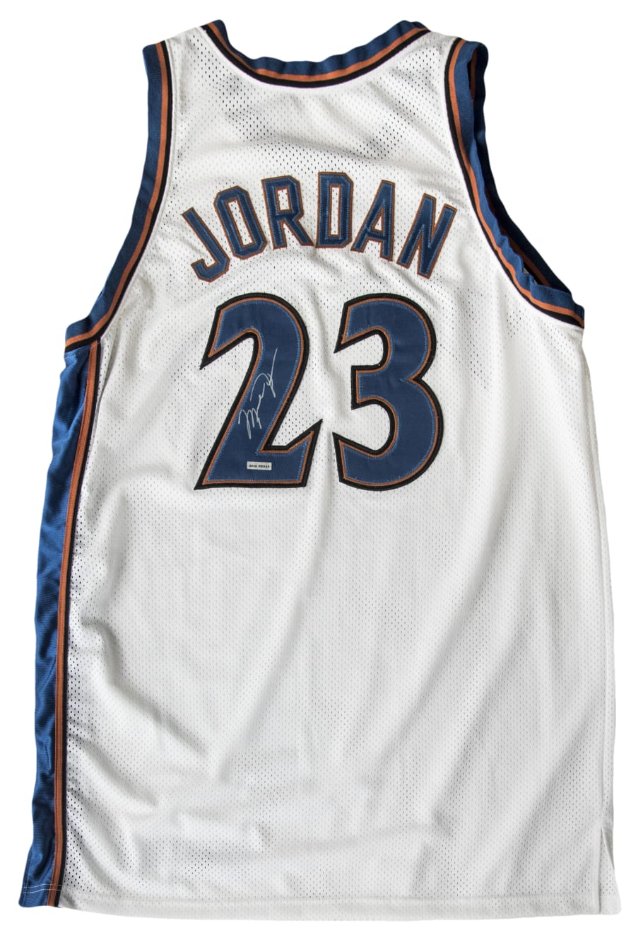 how much is a signed michael jordan jersey worth