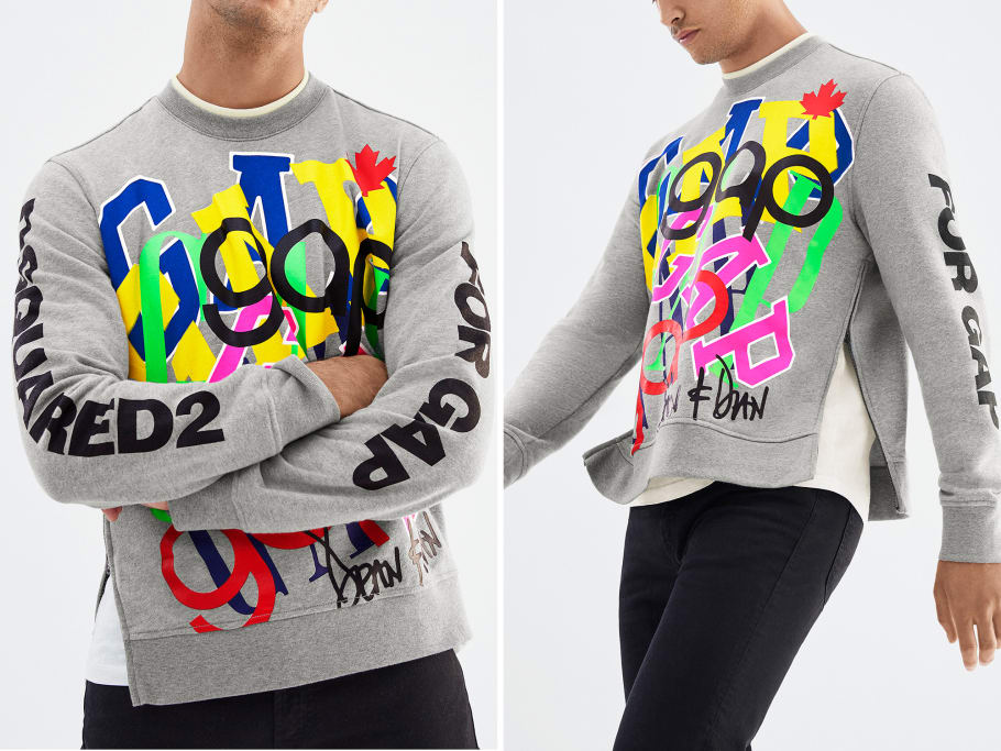 gap dsquared sweatshirt