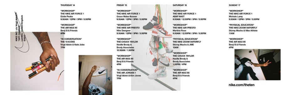 Off White S Virgil Abloh And Nike Launch Off Campus Ahead Of Their Collaboration Complex Uk